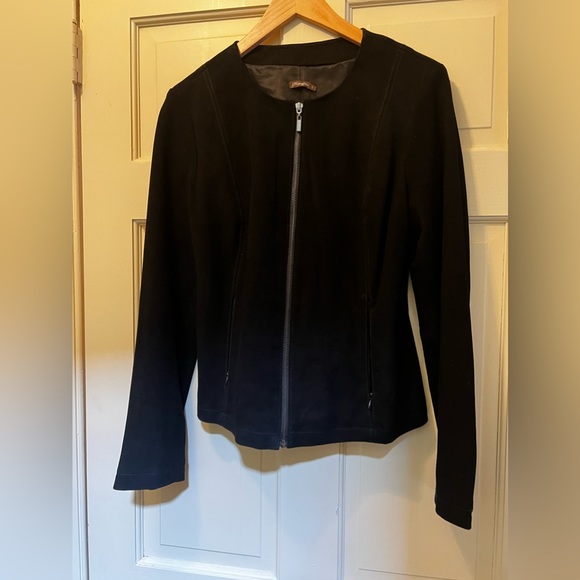 Black Suede Jmclaughlin jacket - Picture 2 of 4
